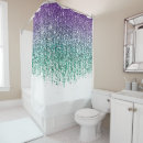 Search for sparkly shower curtains Green