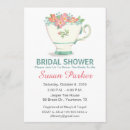Search for tea cup bridal shower invitations Pink