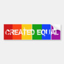 Search for equality bumper stickers Rainbow