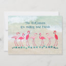 Search for flamingo moving announcement cards New home
