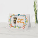 Search for brown bear birthday cards Teddy