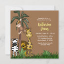 Search for jungle friends birthday invitations Monkey
