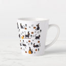 Search for pumpkin man mugs Black cat