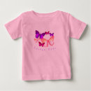 Search for butterflies baby shirts Baby girl