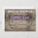 Search for rustic lavender wedding invitations Calligraphy script