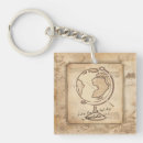 Search for old world map key rings Earth