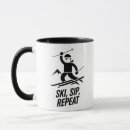Search for skiing funny mugs Snow