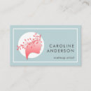 Search for woman business cards Makeup artist