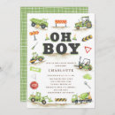 Search for tractor baby shower invitations Cute