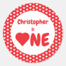 Search for first valentines day stickers Red