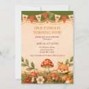 Search for fox birthday invitations Whimsical