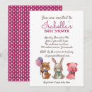 Search for purple elephant baby shower invitations Cute animals