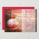 Search for princess carriage sweet 16 invitations Fairytale