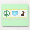 Search for easter chocolate mousepads Bunny