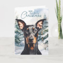 Search for doberman christmas cards Pets