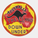Search for retro australia stickers Kangaroo