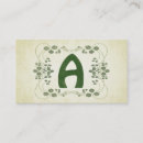 Search for art nouveau business cards Vintage