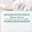 Search for quatrefoil pattern return address labels For her