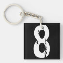 Search for number 8 key rings Eight