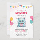 Search for funny monster invitations Cute