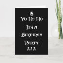 Search for ho ho ho invitations Pirate