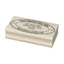 Search for oval rubber stamps Address