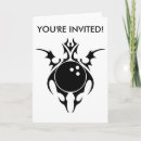 Search for bowling invitations Vintage
