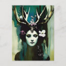 Search for paganism postcards Woman