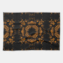 Search for black and copper tea towels Abstract