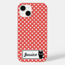 Search for red and black dots iphone cases Cute