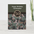 Search for camouflage birthday cards Hunting