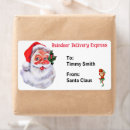 Search for person name stickers Santa
