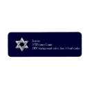 Search for jewish star return address labels Classic