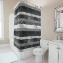 Search for black and silver shower curtains Trendy