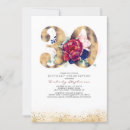 Search for red 30th birthday invitations Floral