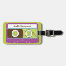 Search for cassette tape luggage tags 80s