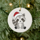Search for raccoon christmas tree decorations Cute animals