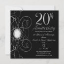 Search for silver anniversary invitations Chic