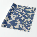 Search for pigeon wrapping paper Blue