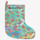 Search for pink and blue christmas stockings For kids