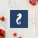 Search for seahorse napkins Nautical