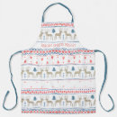 Search for scandinavian christmas aprons Reindeer