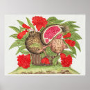 Search for vintage fruit posters Pomegranate