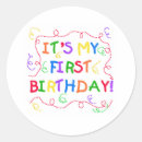 Search for baby turning one stickers 1st birthday