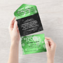 Search for 55th anniversary invitations Emerald green