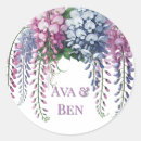 Search for purple flower wedding stickers Pink