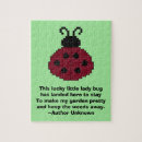 Search for ladybug puzzles Red