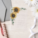 Search for sunflower bridal invitations Modern