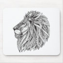 Search for lion head mousepads Zendoodle