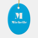 Search for blue and white christmas tree decorations Initial